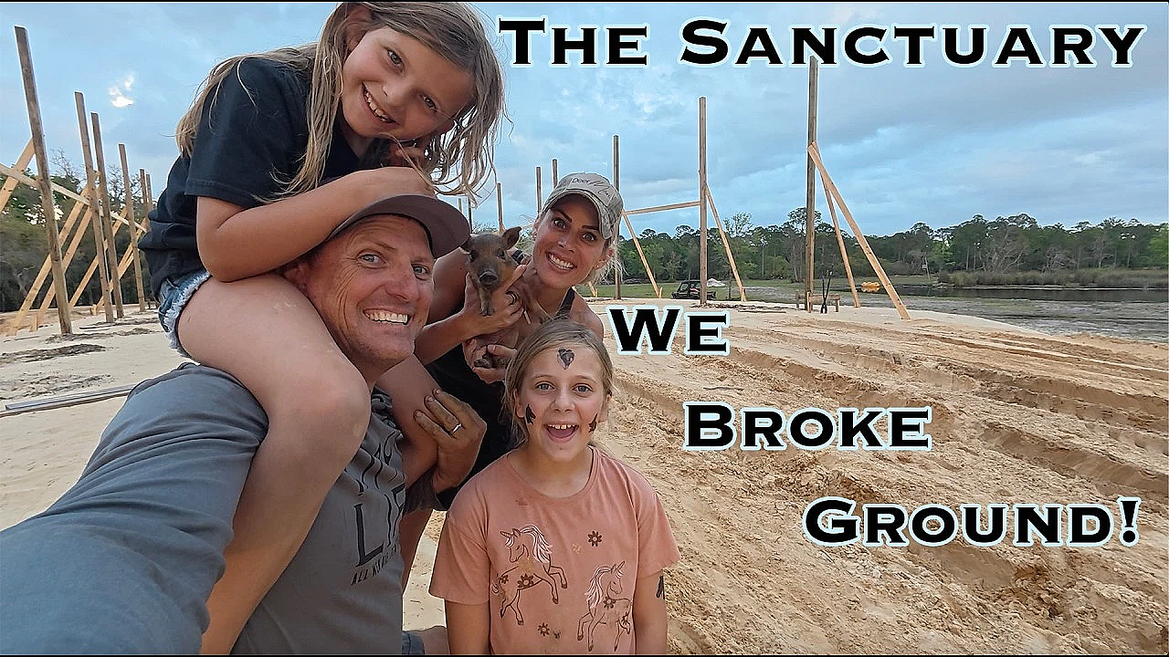 Building The Sanctuary! Breaking Ground And Getting Ready For Turkey Season!