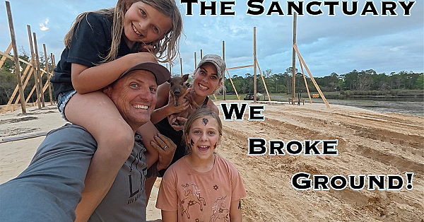 Building The Sanctuary! Breaking Ground And Getting Ready For Turkey Season!