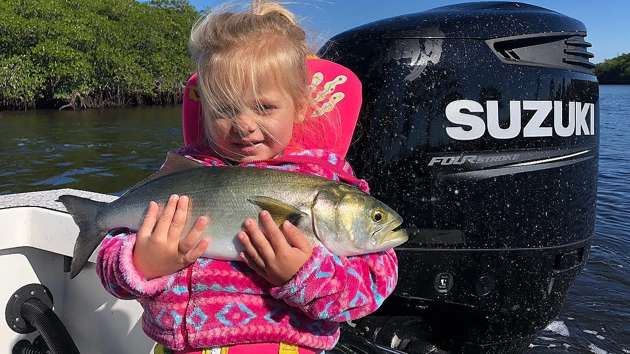 Aria's First Fish!!! Bluefish {catch Clean Cook} It Was Amazing!!!!