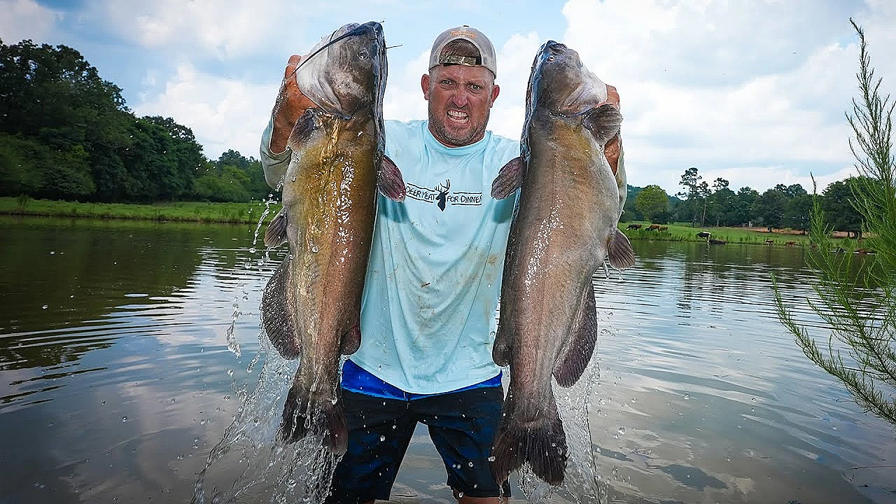 Monster Channel Catfish!!! {catch Clean Cook} Cooking For A Meet N' Greet