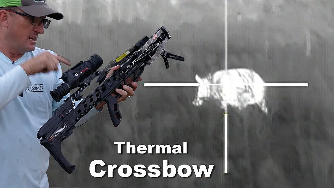 Worlds Most Advanced Crossbow Vs. Wild Boar At Night! {catch Clean Cook}