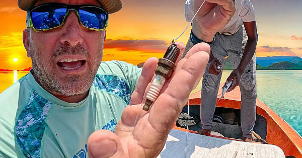 Using A Spark Plug To Catch Fish With Local Fisherman! {catch Clean Cook} Curacao