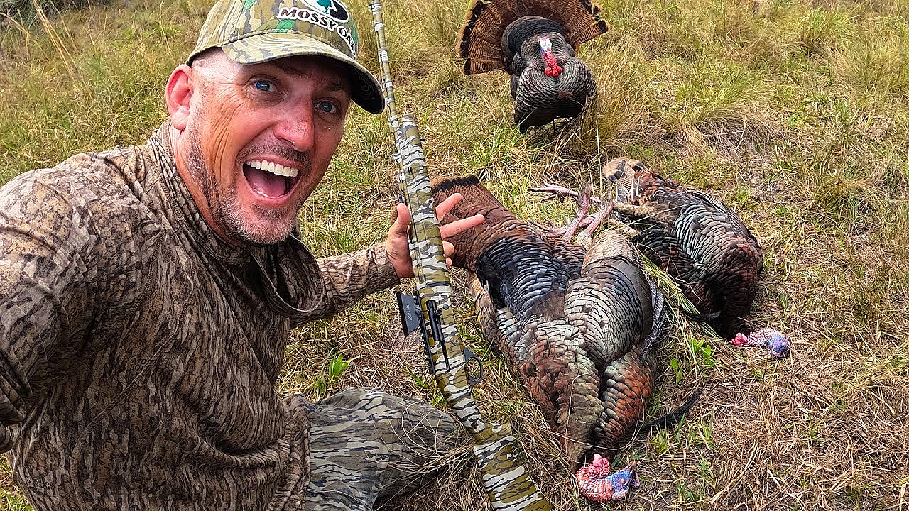 My Last Turkey Hunt On The Ranch!!! 4 Gobblers Down!!! {catch Clean Cook} I Plucked The Whole Turkey