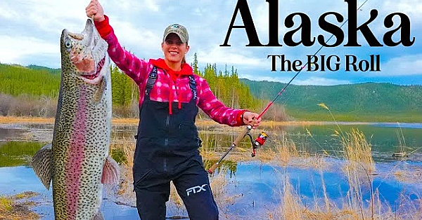 Wild Alaskan Rainbow Trout Over Open Fire {catch Clean Cook} Driving Through Destruction Bay!!!