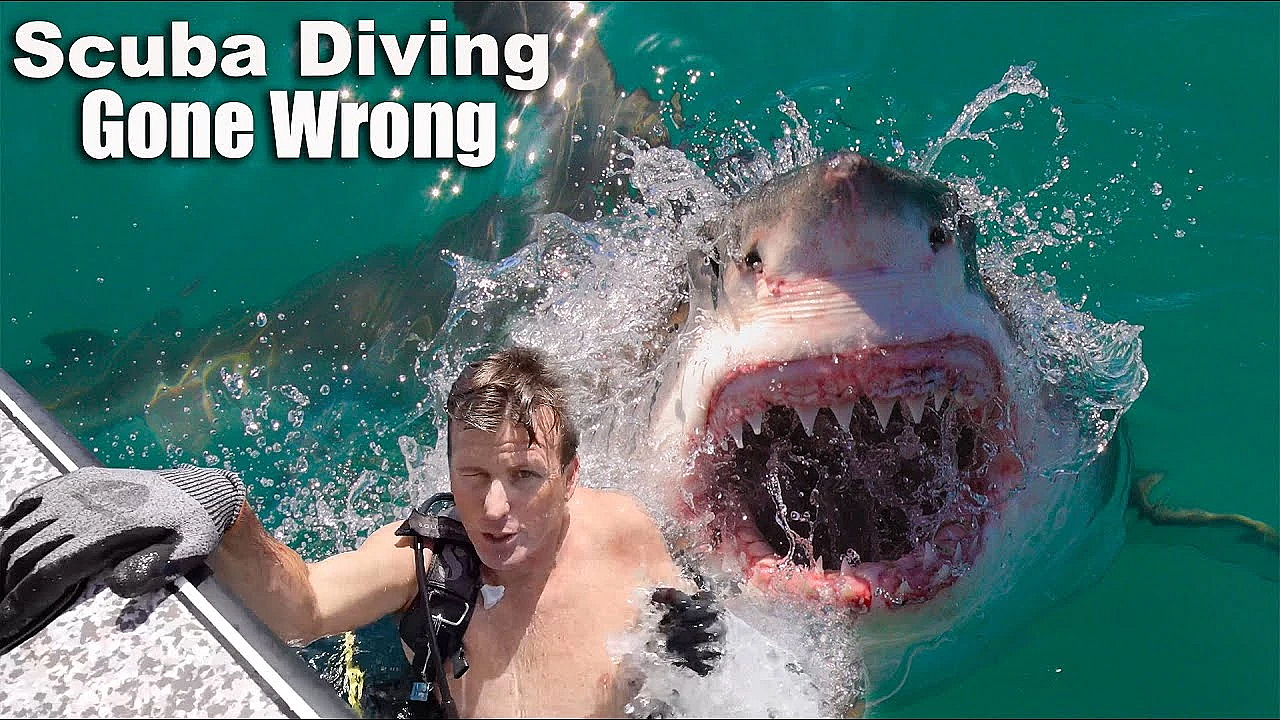 Diving For Lobsters And A Massive Shark Nearly Eats My Brother!!!!