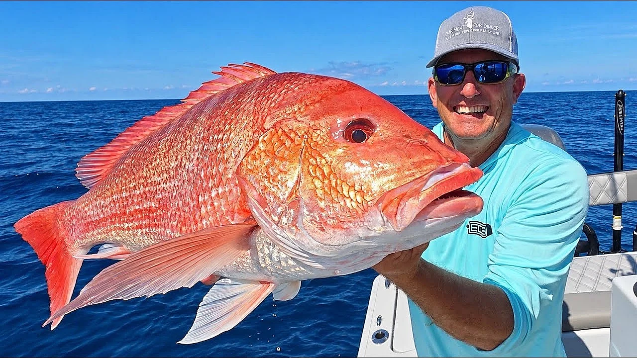 My Biggest American Red Snapper {Catch Clean Cook} Small Rod, Big Fish!