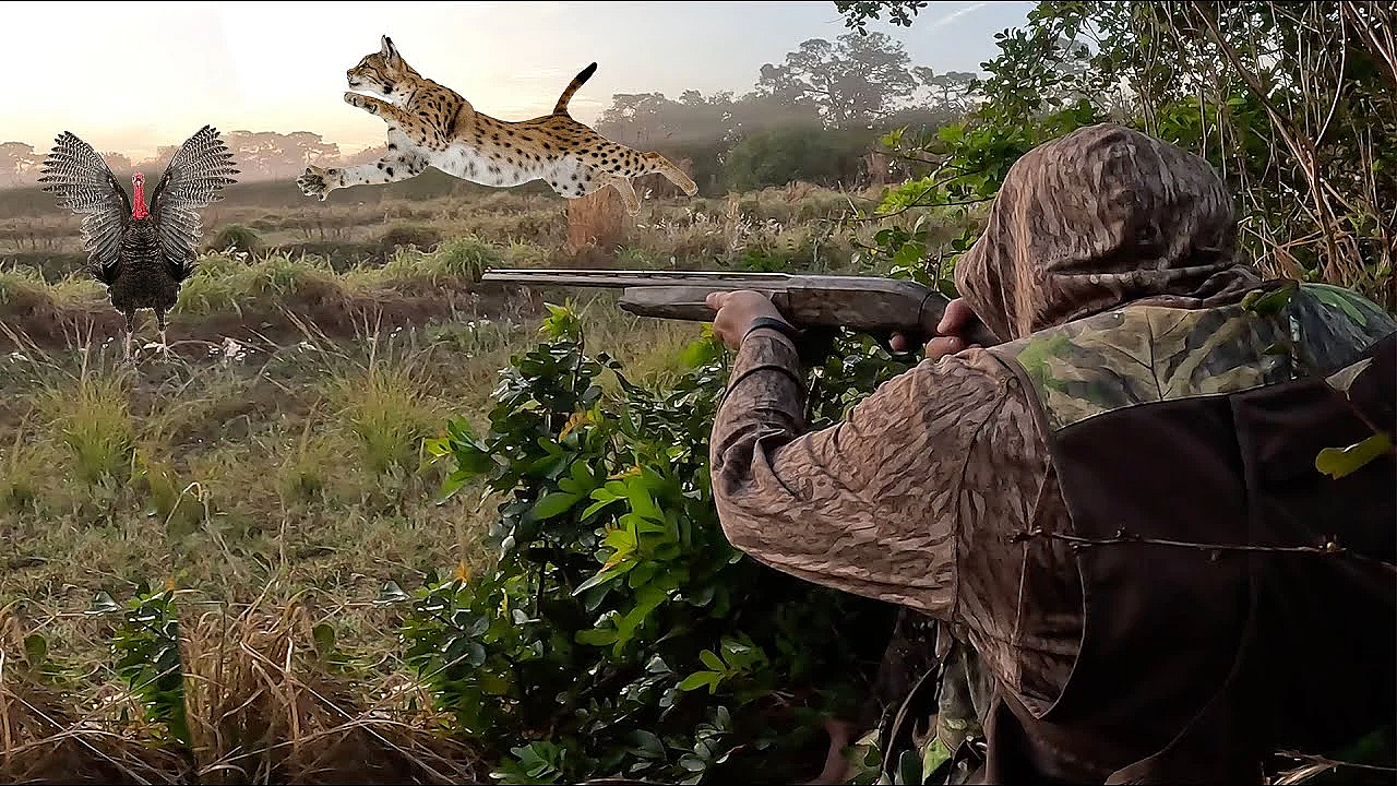 I Never Expected A Wild Bobcat To Come This Close!!! {catch Clean Cook} Wild Turkey Jambalaya