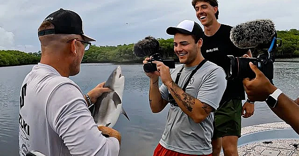 This Baby Shark Almost Took My Fingers Off! {with Lots Of Youtubers}