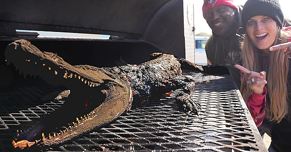Smoking A Whole Alligator With Deermom &amp; Warren Sapp!
