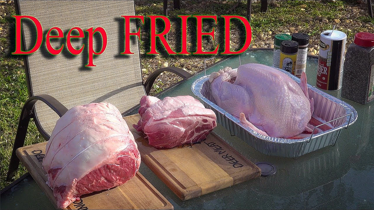 Deep Fried {prime Rib, Boston Butt And Turkey} Happy Thanksgiving!!!