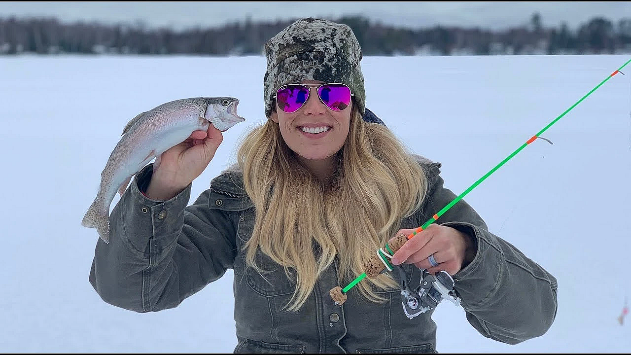 Epic Ice Fishing!!! {catch Clean Cook} Ft. Larry Smith Outdoors