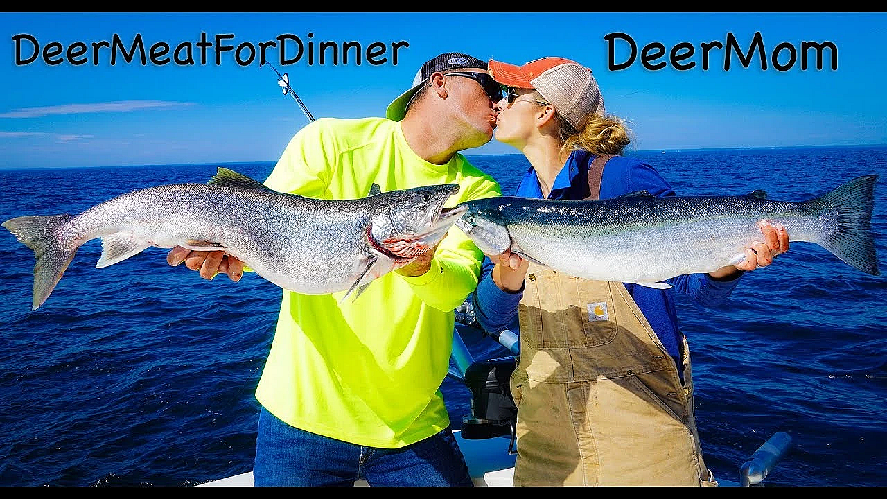 Steelhead And Massive Lake Trout {catch Clean Cook} With Deermom!!!!