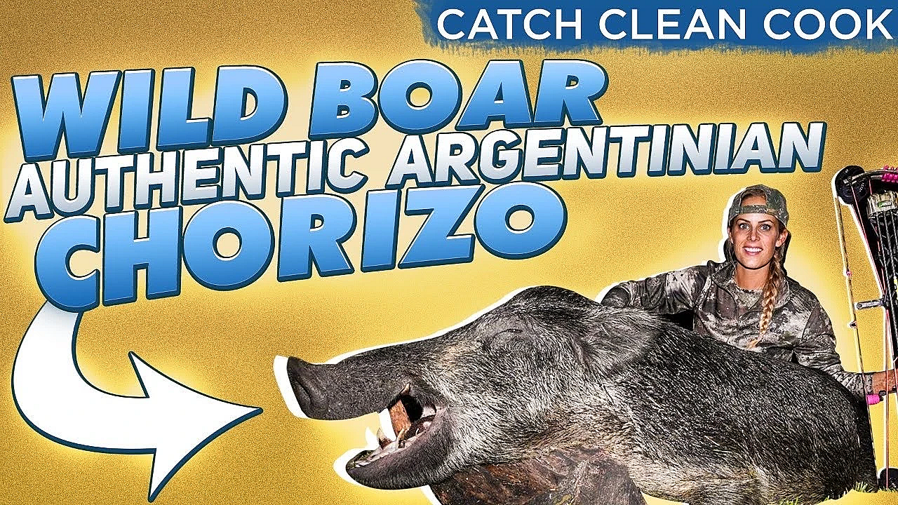 Giant Wild Boar {catch Clean Cook} Home-made Argentinian Chorizo