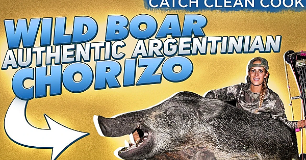 Giant Wild Boar {catch Clean Cook} Home-made Argentinian Chorizo