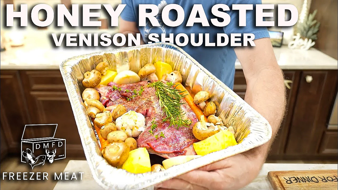 Honey Roasted Venison Shoulder {freezer Meat Ep. 4} Slow Roasted Deer Shoulder With Jasmine Rice