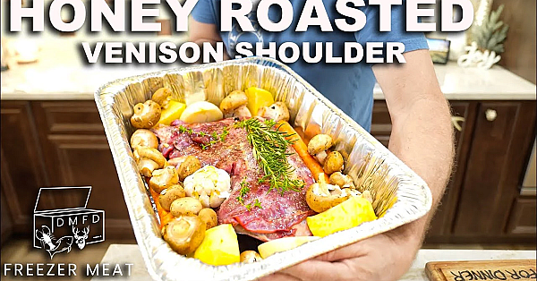 Honey Roasted Venison Shoulder {freezer Meat Ep. 4} Slow Roasted Deer Shoulder With Jasmine Rice