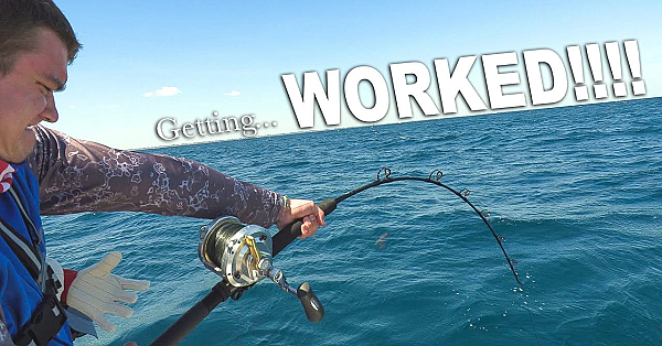 Famous Youtuber Gets Worked By Massive Fish! {catch Clean Cook} Fresh Fish Over Open Fire!