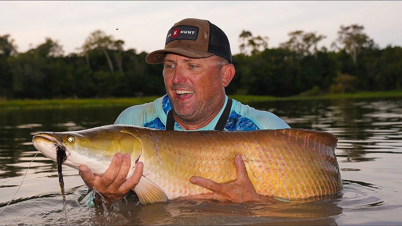 Fishing For Giants In The Worlds Largest Rainforest! {arapaima} Rewa Eco Lodge, Guyana