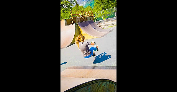 Beautiful Mom Wipes Out On Scooter!!! {deermom} #shorts