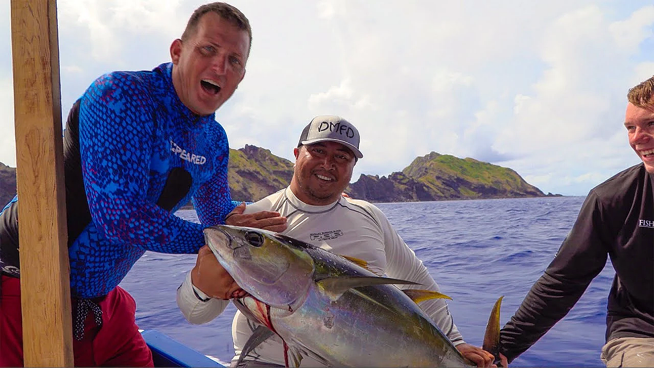 Tuna Frenzy In The Most Remote Spot I've Ever Been! {catch Clean Cook} Maug, Cnmi