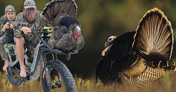 Using Our E-bike To Sneak Up To Wild Turkey {catch Clean Cook} Grilled Over Open Fire