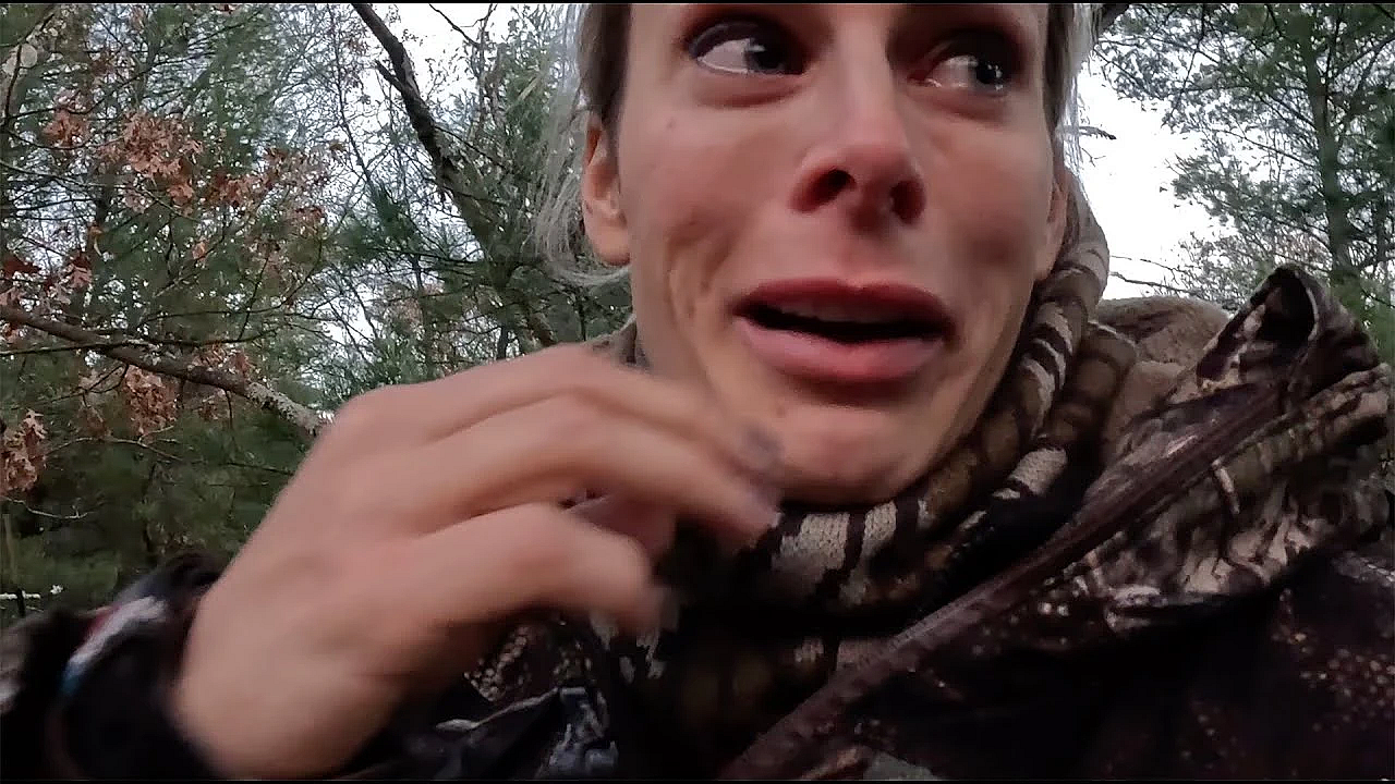 Sarah Biggest Wisconsin Buck Brings Her To Tears!!! For The Wrong Reason!!!