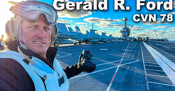 2 Days On The Most Powerful Ship In The World! Uss Gerold R. Ford Cvn 78