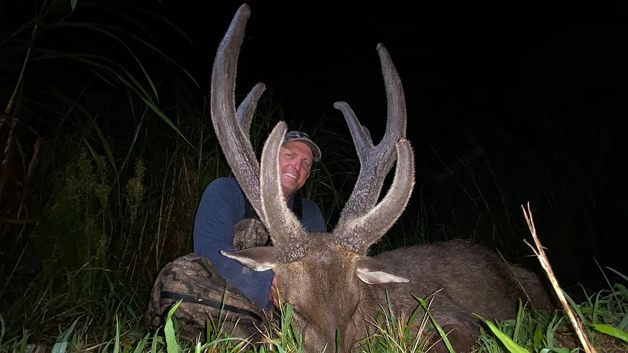 Catching Deer By Hand!!!! Releasing 4 Native Sambar Deer On Ultra Remote Pacific Island Pagan, Cnmi