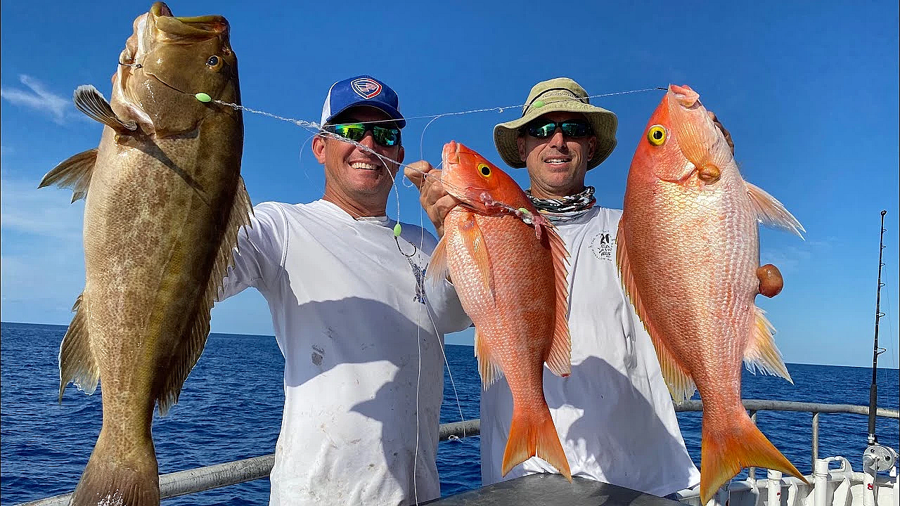 Massive Yellow Eye Snapper {catch Clean Cook} 3 Fish At One Time!!!