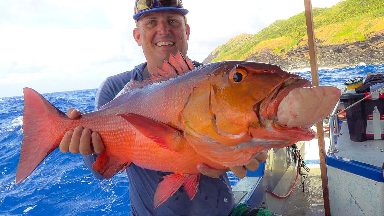 Jigging In Jurassic Park!!! {catch Clean Cook} Cooking On The Boat In Volcanic Cave!!!