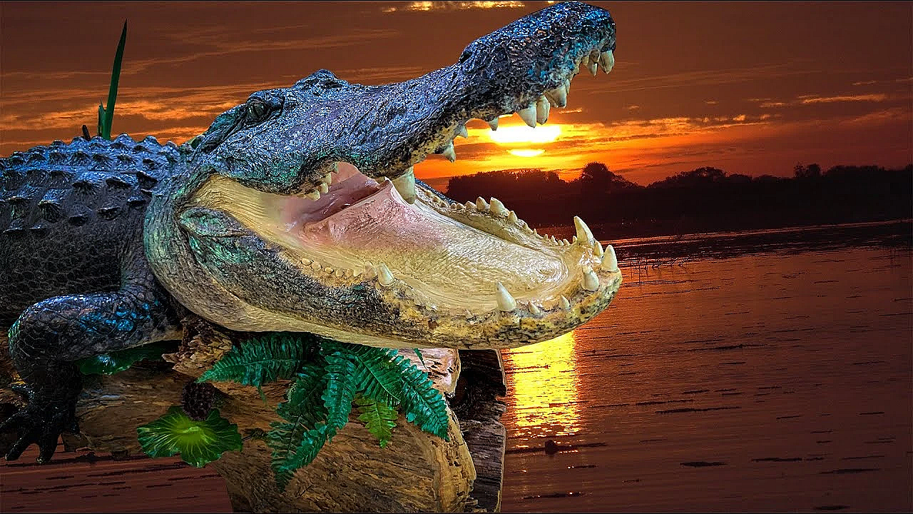 Record Size Alligator {catch Clean Stuff} The Best Alligator Taxidermy In America!
