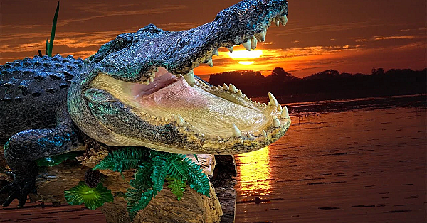 Record Size Alligator {catch Clean Stuff} The Best Alligator Taxidermy In America!