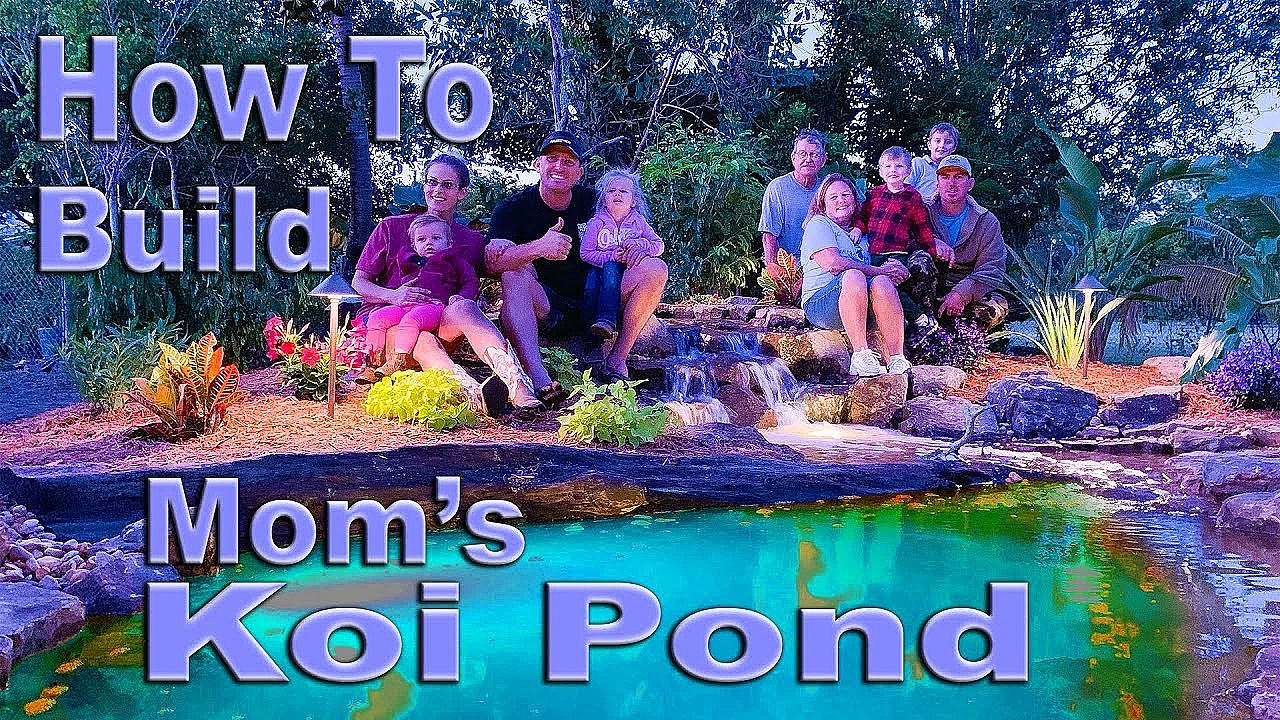 How To Build An Epic Koi Pond!!!