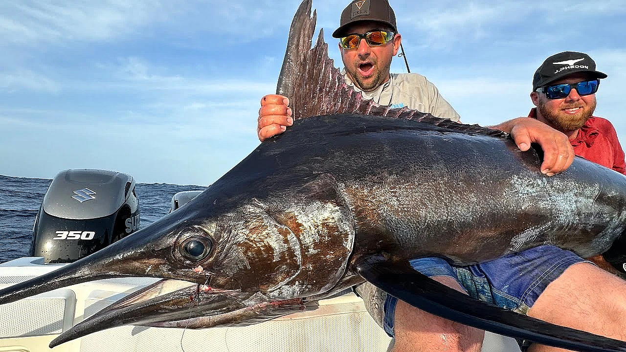 Blue Marlin On A Spinning Rod! We Didn’t Expect This!!! {catch Clean Cook}