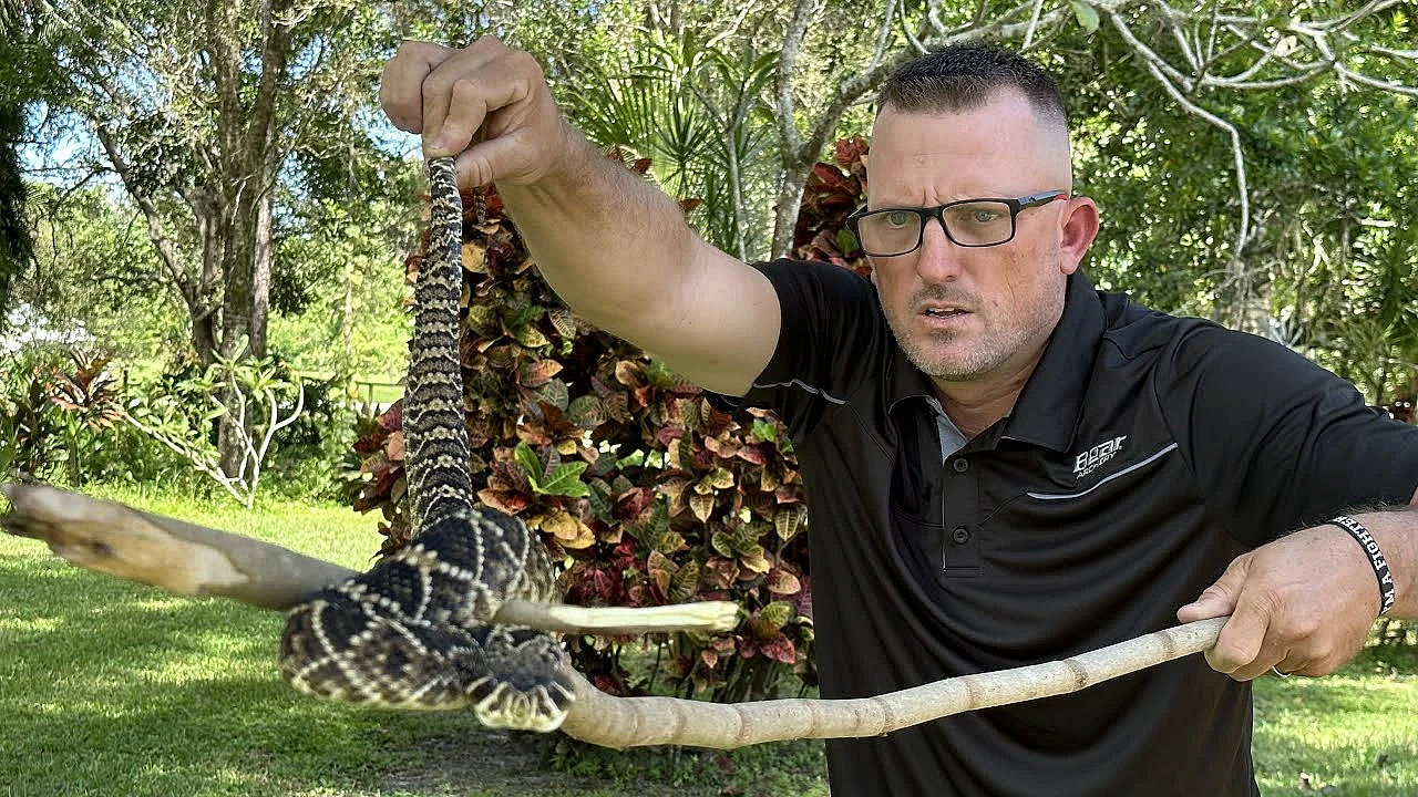 Deadly Rattle Snake Almost Got In The House!!! I Caught By Hand!