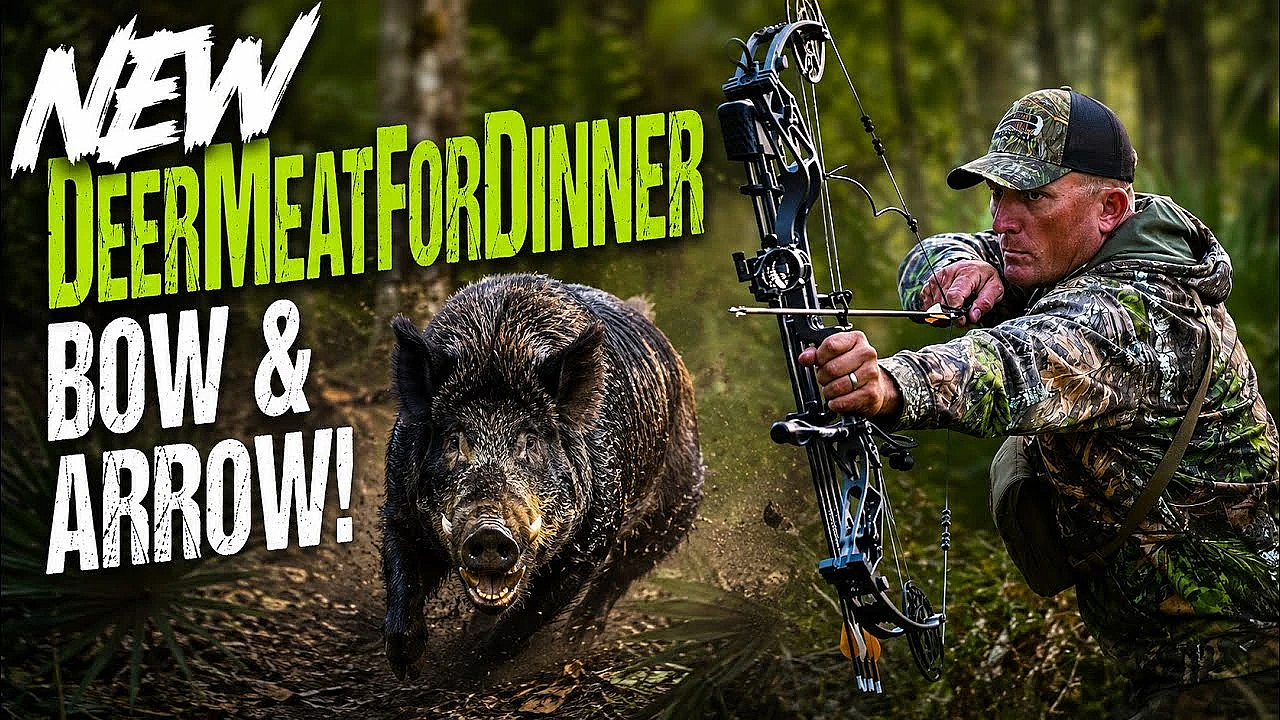 Bow Hunting in Florida Swamp! {Catch Clean Cook} NEW BOW!