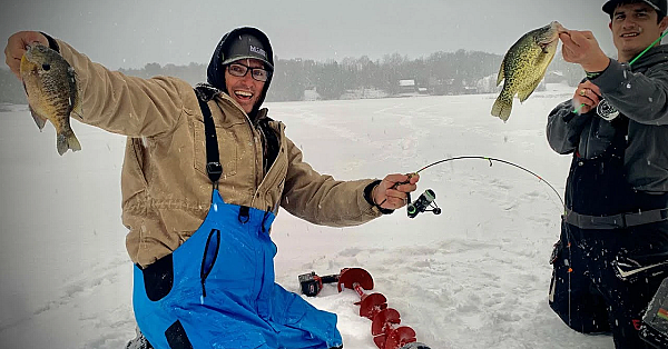 Ice Fishing In A Blizzard! {catch Clean Cook} Cooking An Entire Meal On The Ice