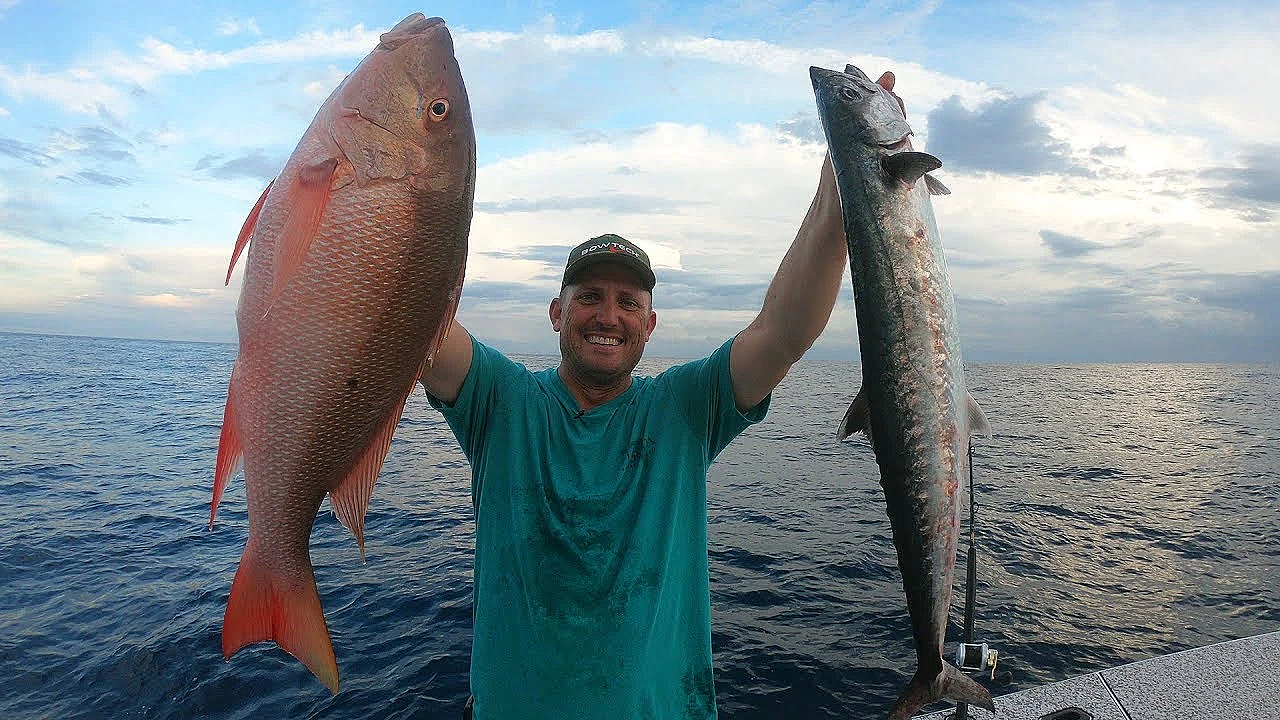 Kingfish And Mutton {catch Clean Cook} Grilled Snapper On The Half Shell