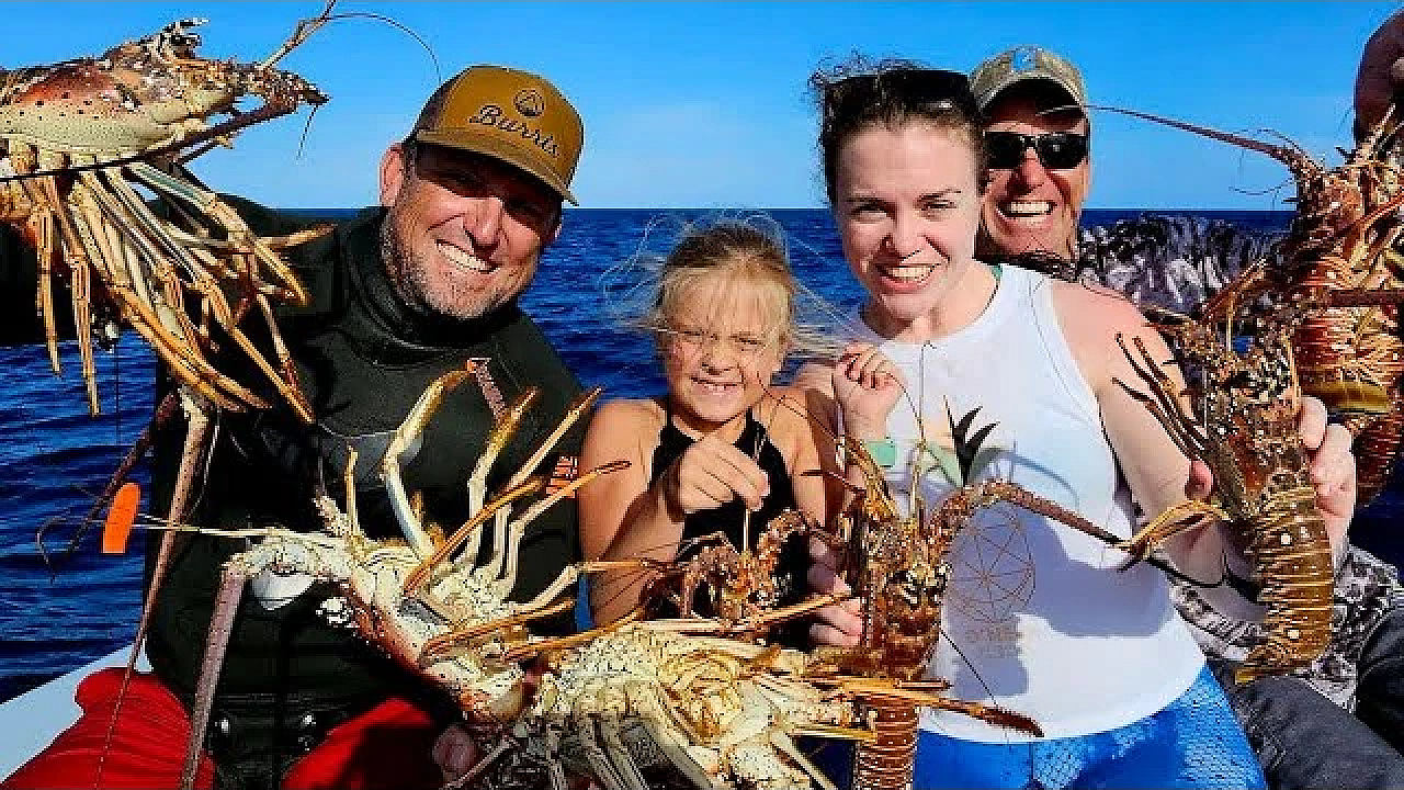 Late Season Lobster Diving {catch Clean Cook} Easter At Our Home!
