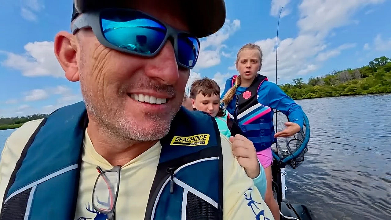 Checking Crab Traps On A Jet Ski