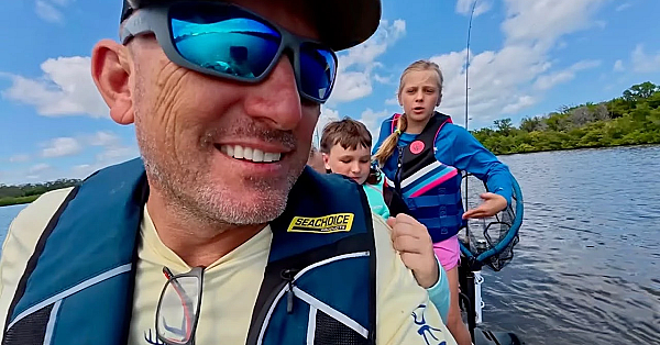 Checking Crab Traps On A Jet Ski