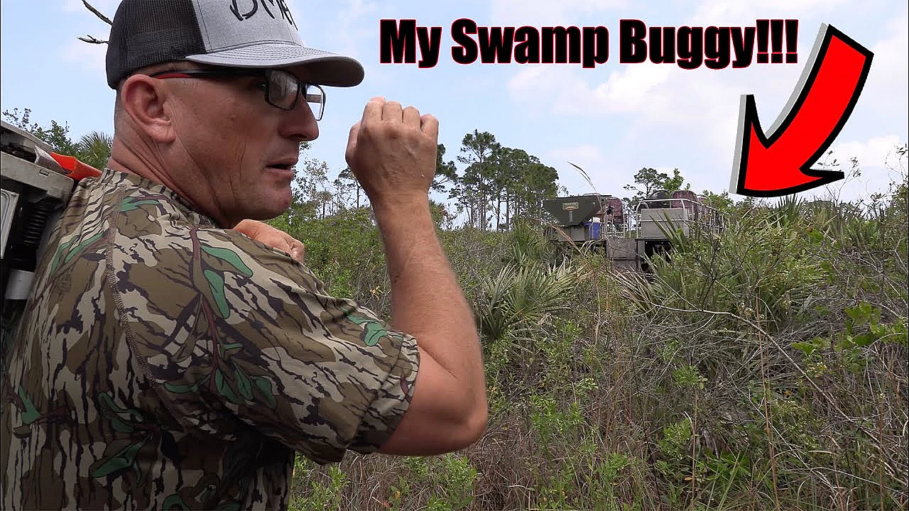 I Got My Swamp Buggy Totally Stuck!!! {gotta Get It Out}