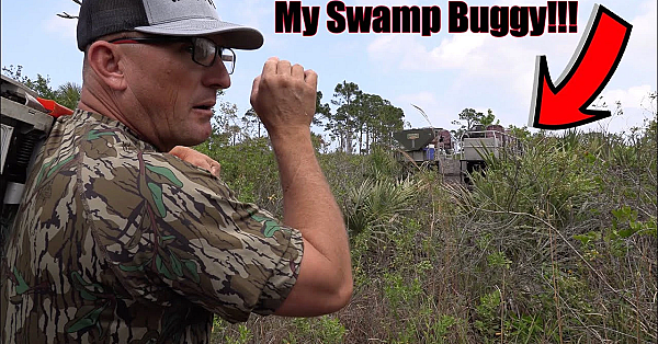 I Got My Swamp Buggy Totally Stuck!!! {gotta Get It Out}
