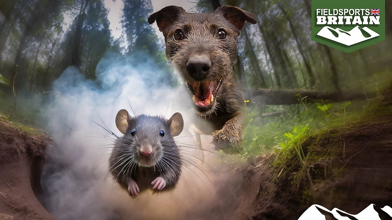 All-action Ratting With Smoke And Dogs