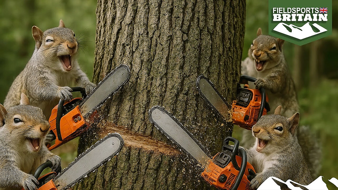 Squirrel Chainsaw Massacre