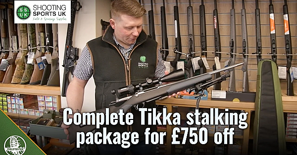 Tikka Superlite Stalking Package Set Up And Ready To Go