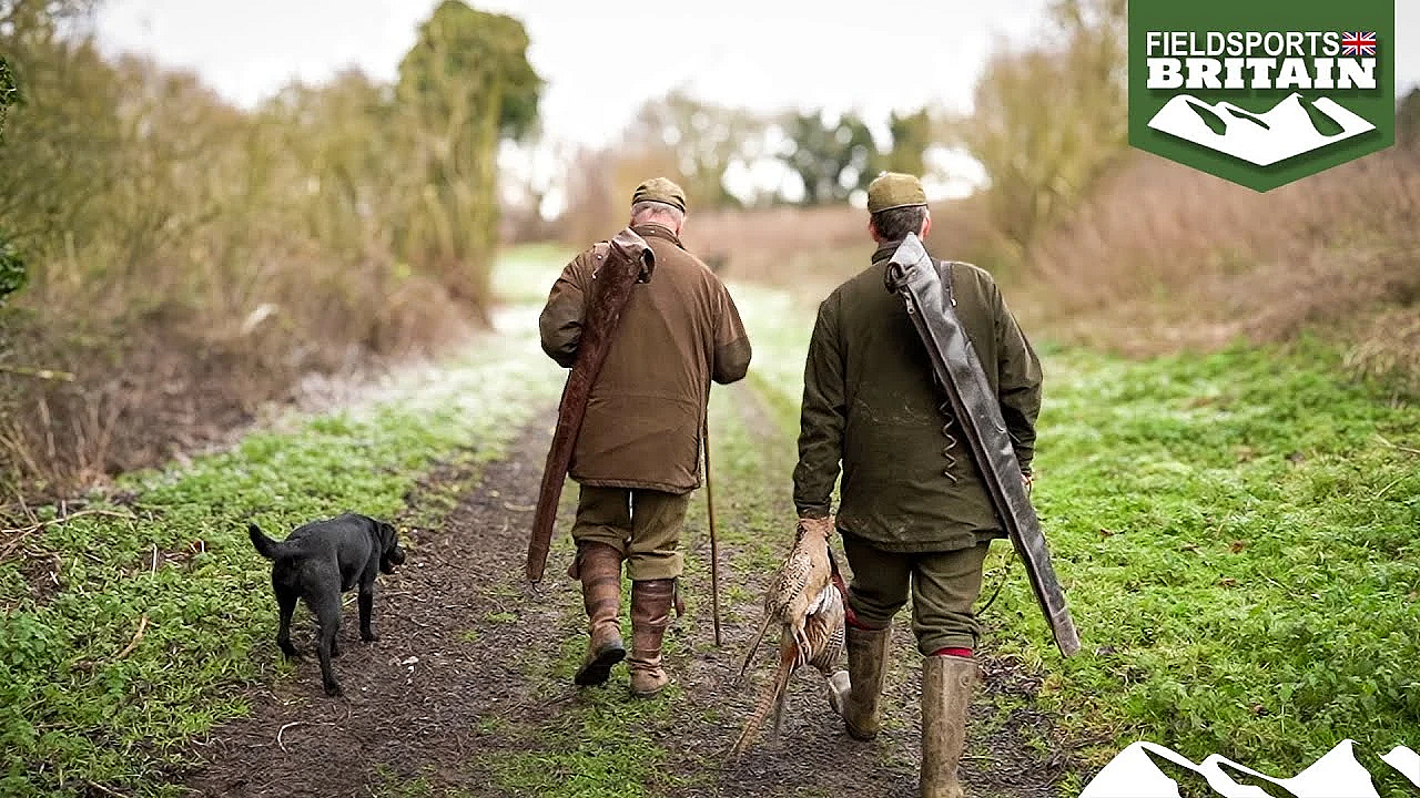 Sir Jim Paice Shoots Driven Pheasants At Littlebury
