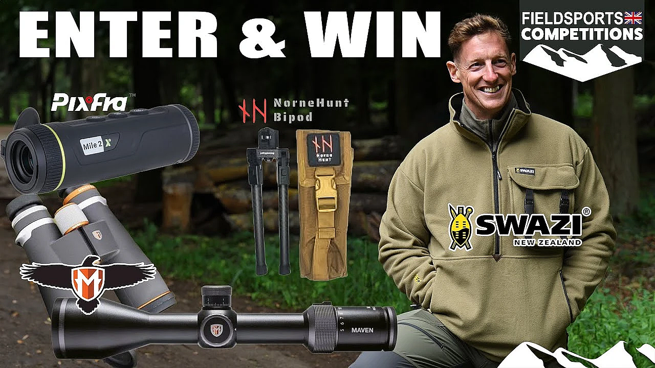 Enter And Win - Maven Optics Bundle / Pixfra Thermal / Nornehunt Bipod / Swazi Gear