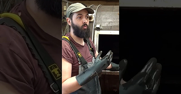 Taking skins out of the drum