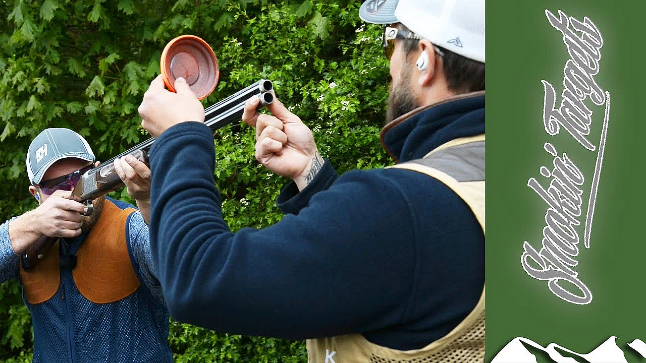 Ben Husthwaite On The Incoming Chandelle Clay Pigeon - Smokin' Targets